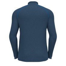 Odlo Fleece-Langarmshirt 1/2 Zip Rigi (wärmend, Microfleece) blue wing blau Herren